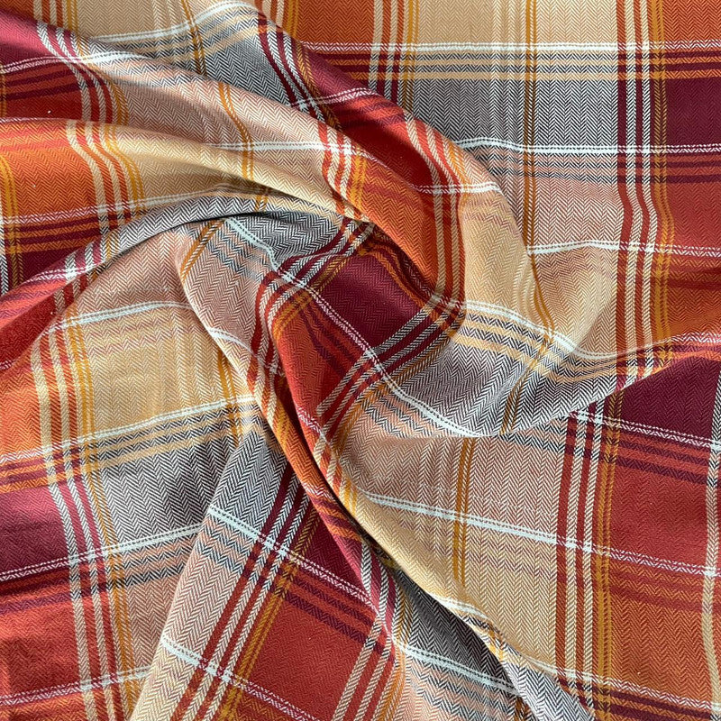 Cotton Check Fabric OSCP588