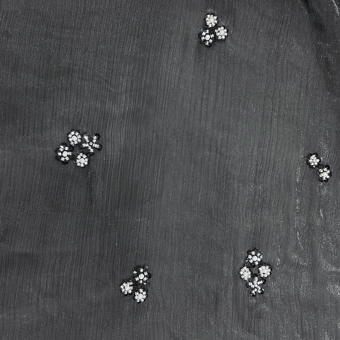 Floral Beaded Organza