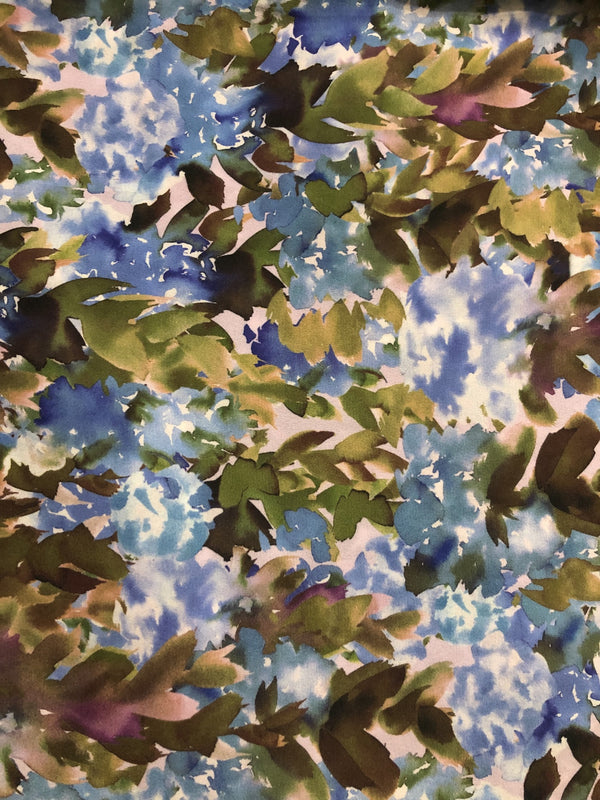 Summer Floral Print On Royal Georgette RGPB52