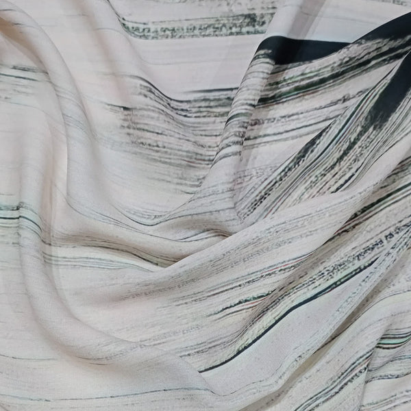 Marble Print On Royal Georgette RGPL42
