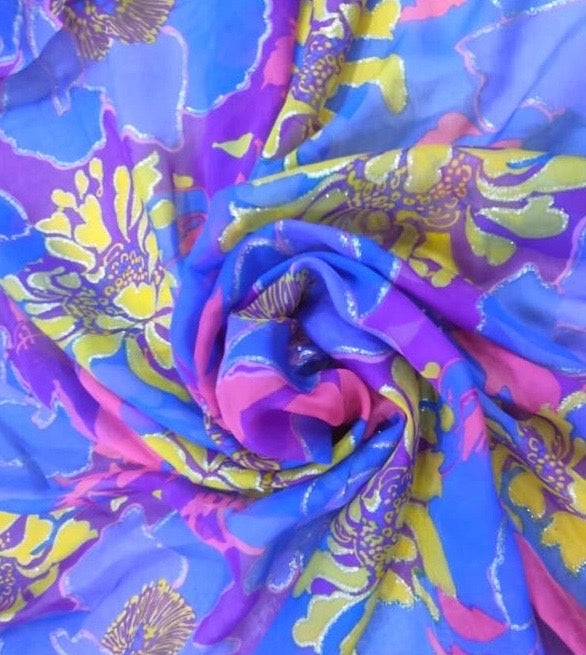 Wall Art Print On Silk Chiffon-SCPS223