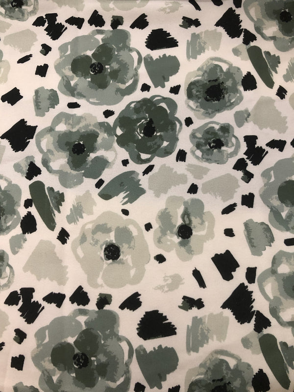 Vintage Floral Print On Royal Georgette RGPB49
