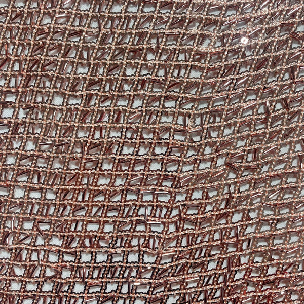 Maria Beaded Sequins Embroidered Fabric