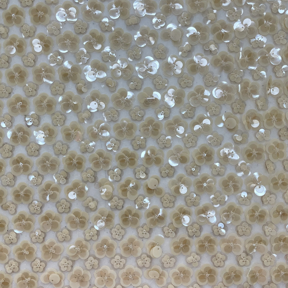 3D Applique Floral Sequins