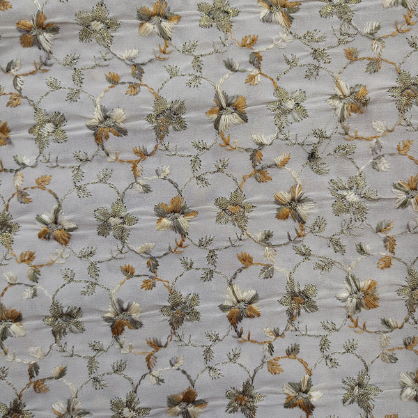 Georgette Embroidered Fabric NPCS03
