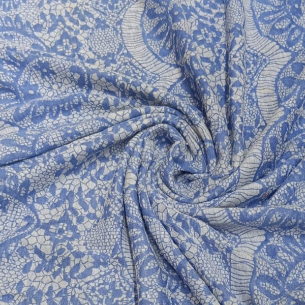 Burnout Pattern On Knitted Fabric KBPS05