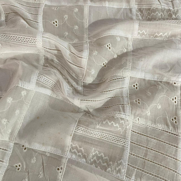 Patchwork Cotton Embroidered Fabric OSCP504