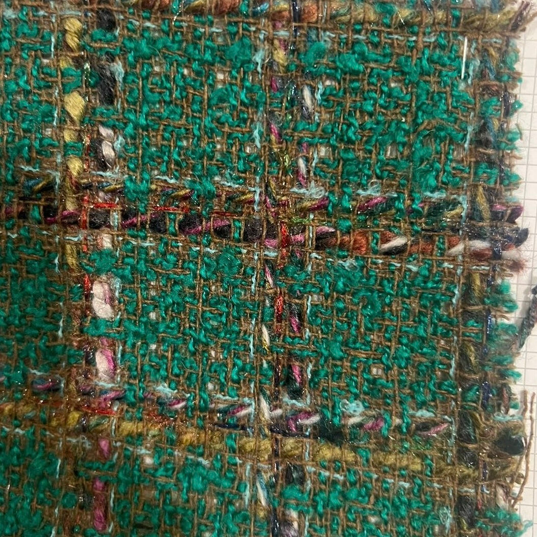 Christmas Checks Boucle Tweed