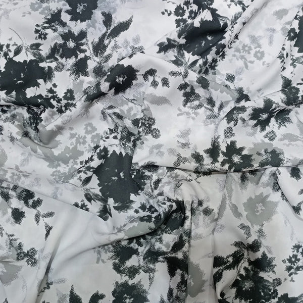 Royal Georgette Black Forest Print On Royal Georgette RGPB12