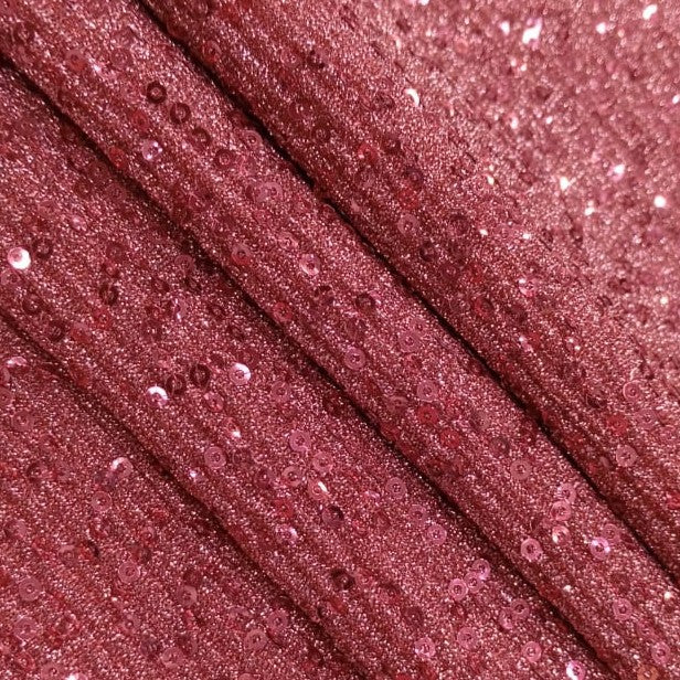 Pleated Sequins Fabric