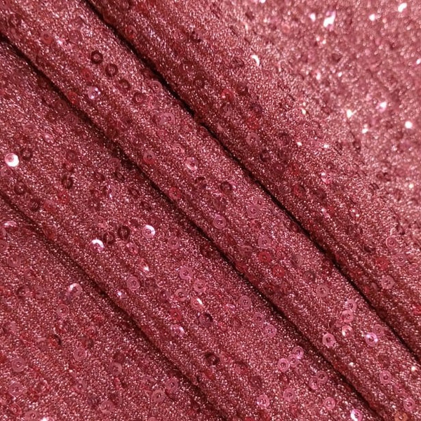 Pleated Sequins Fabric