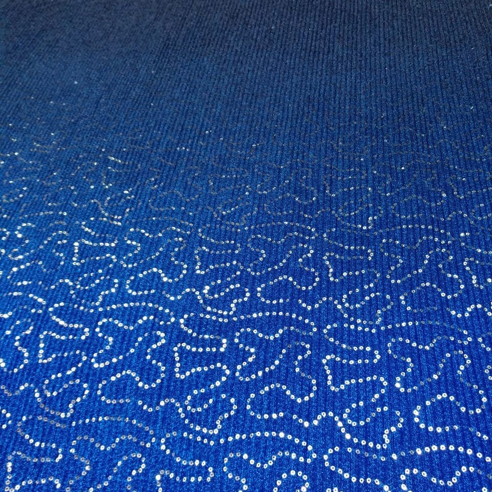 Ombre Platinoir Sequence Dyed Fabric