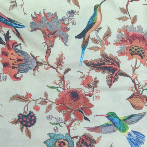 Floral Birds Rainbow Parsi Boski Print