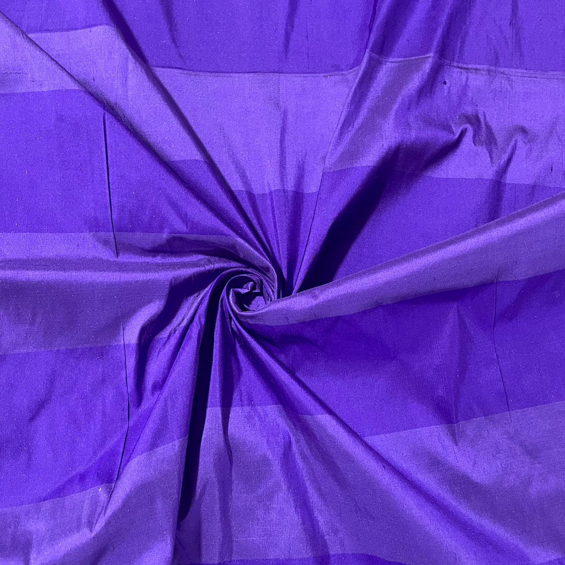 Dupion Silk -Blue & Violet-Stripes