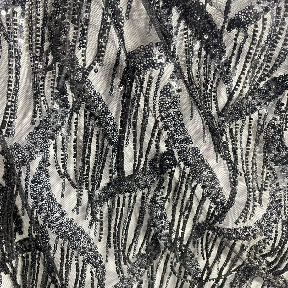 Alaya Beaded Sequins Embroidered Fabric