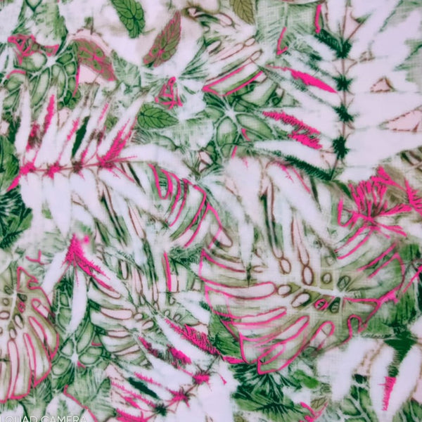Aloha Summer Print On Royal Georgette RGPS01