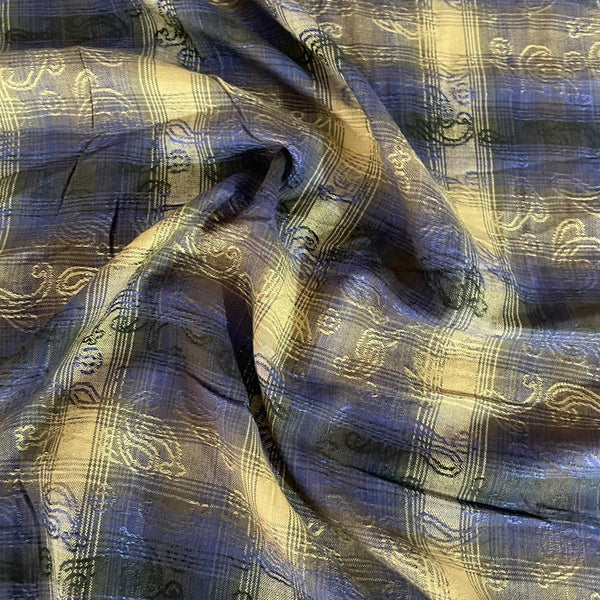 Cotton Small Check Fabric OSCP646