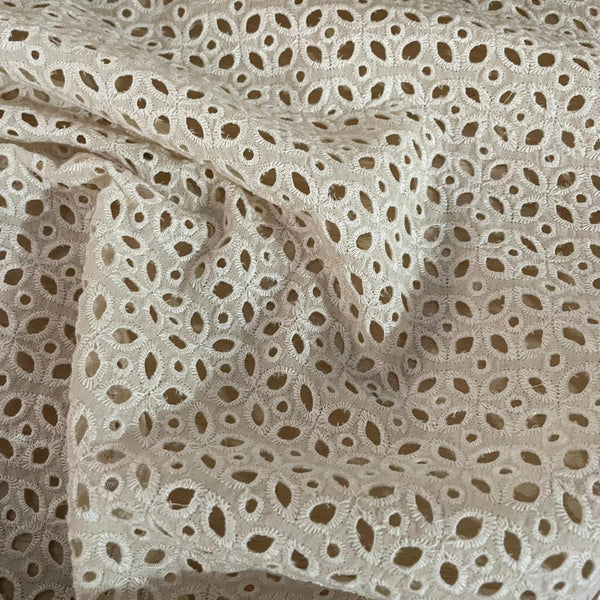 Cotton Embroidered Fabric OSCP535