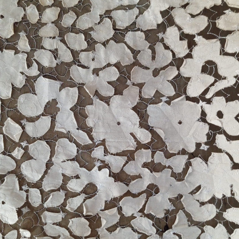 Net Flower Lace Fabric OSCP285