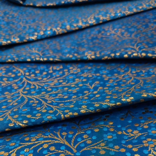Vivid  Print On Chinese Jacquard CJPA09