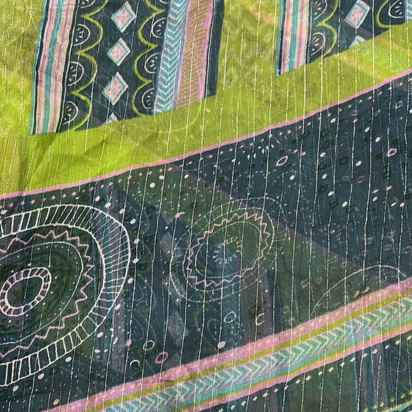 Lurex Poly Chiffon Print Fabric SFDS22