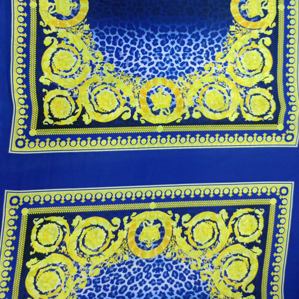 Aladin Golden Print On Korean Satin-KSPS12