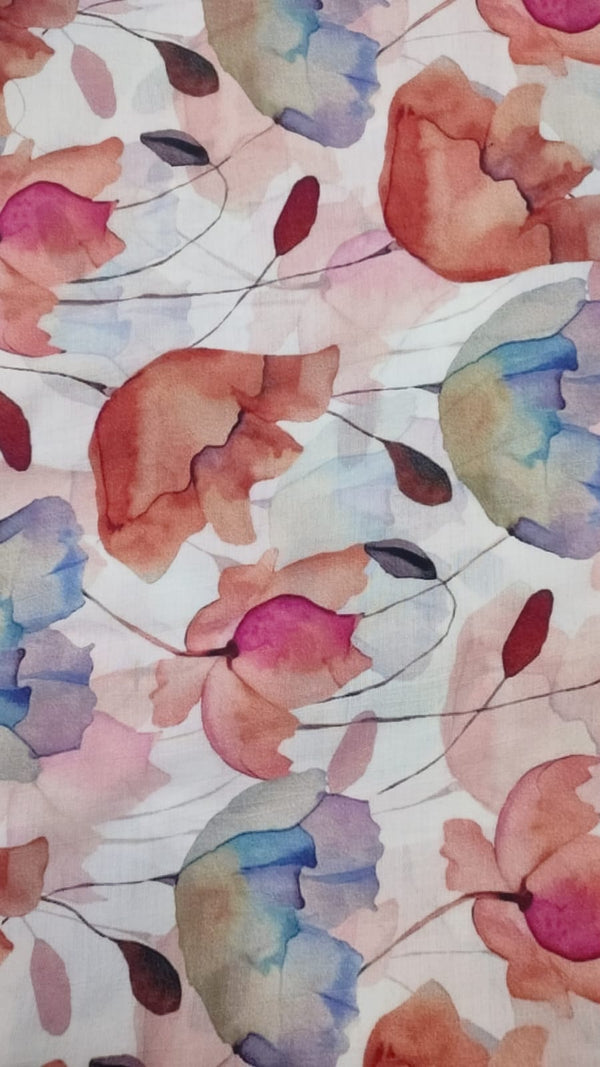 Sushi Voile Print Fabric SVPF072