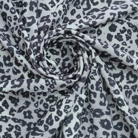 Monochrome Leopard Print On Roberto Cavalli  RCPS18