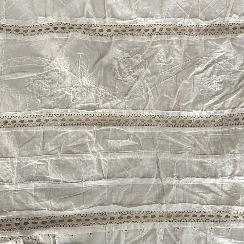 Cotton Embroidered Fabric OSCP579