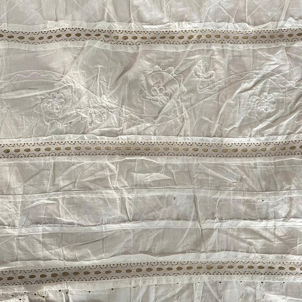 Cotton Embroidered Fabric OSCP579