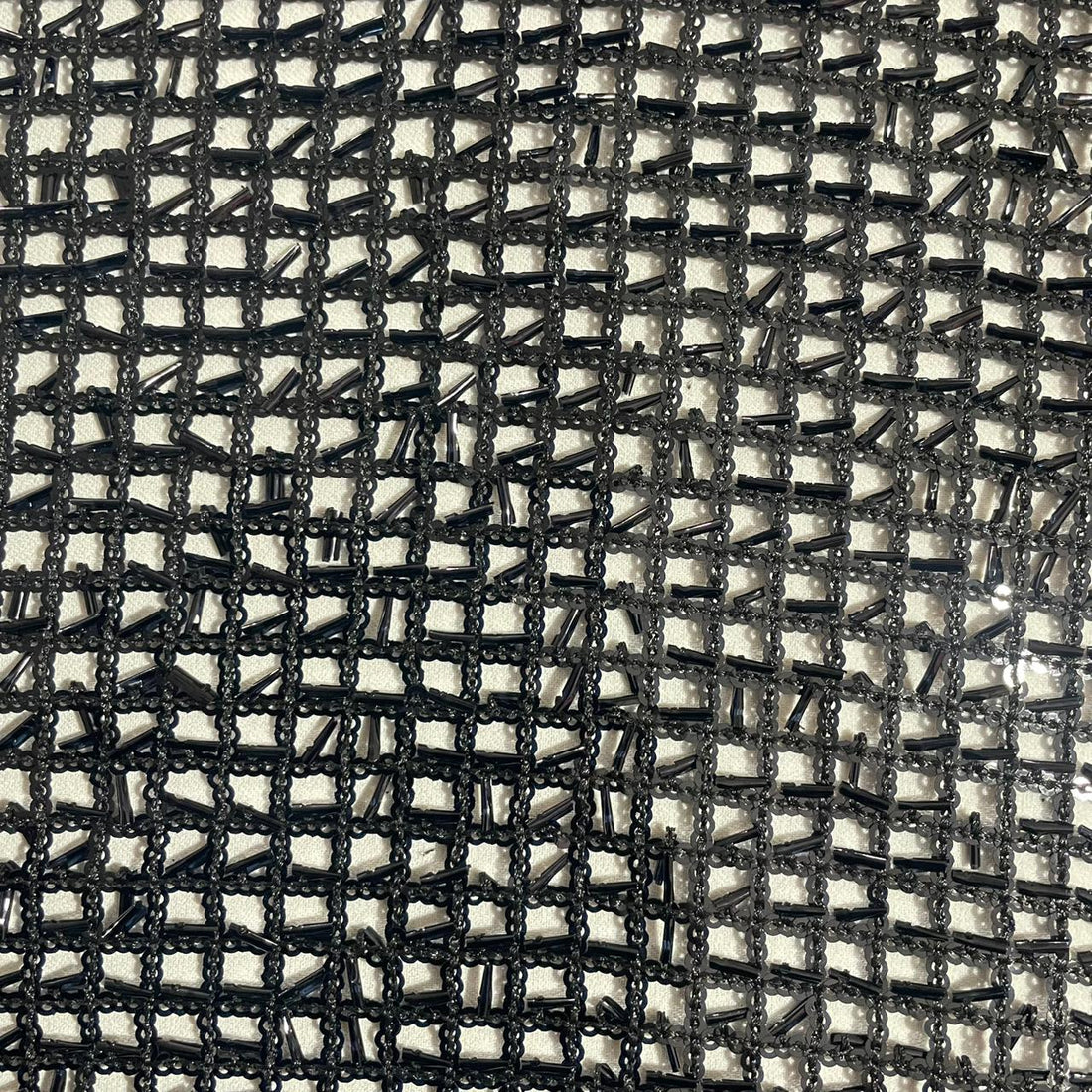 Maria Beaded Sequins Embroidered Fabric