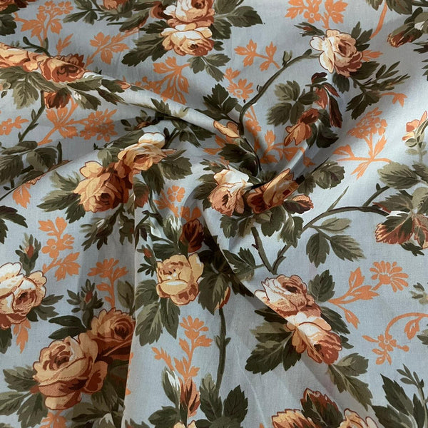 Cotton Flower Print Fabric OSCP502