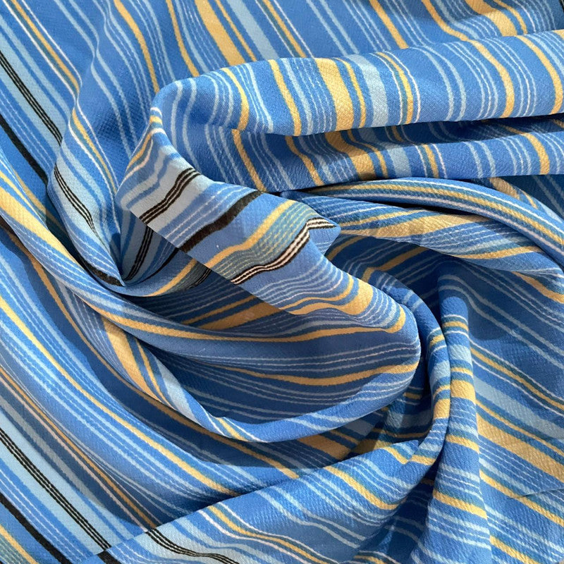 Cotton Stripe Print Fabric OSCP110