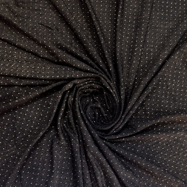 Oscar Knitted Fabric (Dot + Smoke Foil)