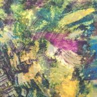 Brush Art Scenery Print On Silk Chiffon-SCPS130
