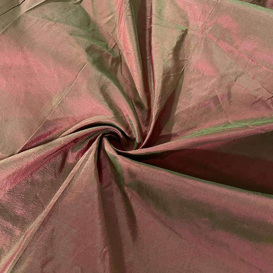 Dupion Silk Dyed Woven Fabric DS 9