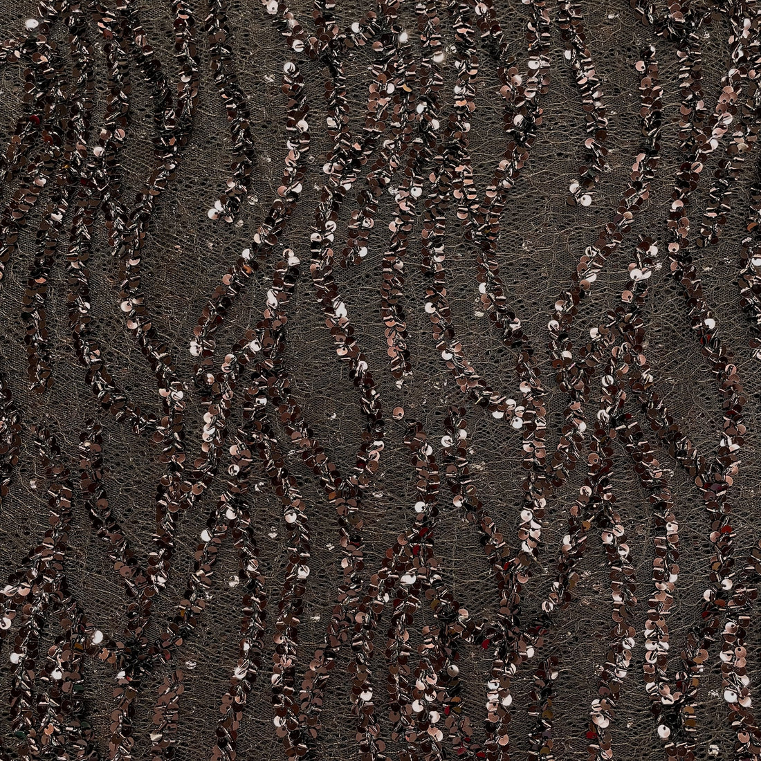 Wave Sequins French Lace