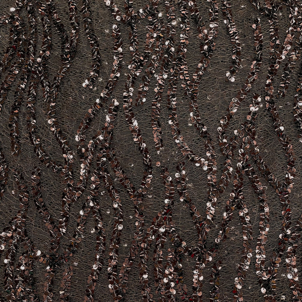 Wave Sequins French Lace