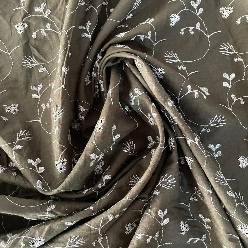Cotton Embroidered Fabric OSCP249