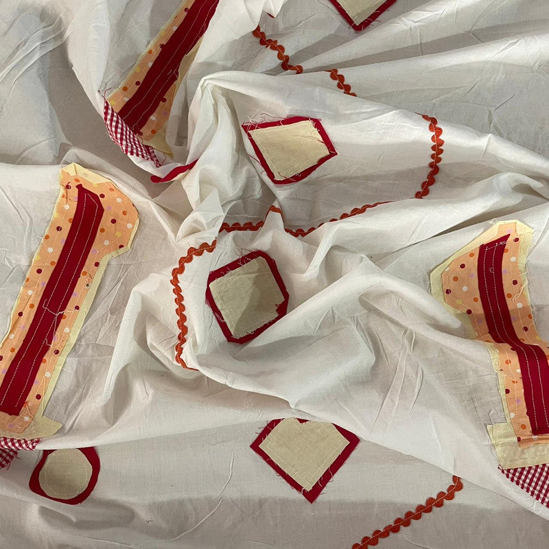 Cotton Embroidered Fabric OSCP310