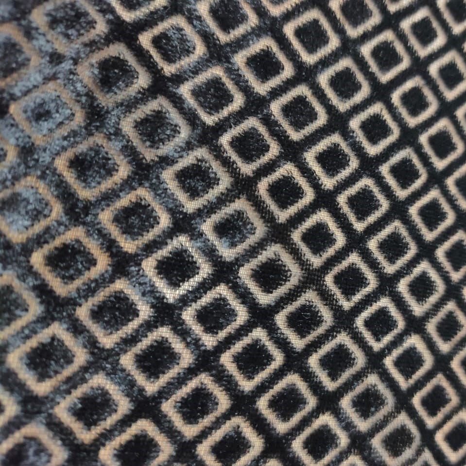 Black Poly Viscose Velvet Brasso #06