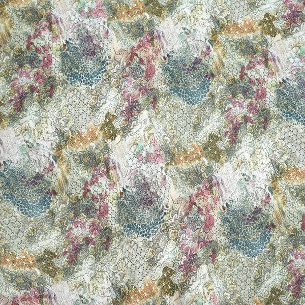 Vegan Silk Satin Print VSSP014