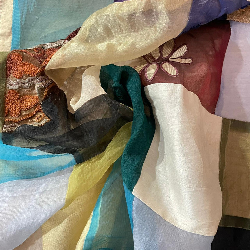 Patchwork On Poly Organza OSCP164
