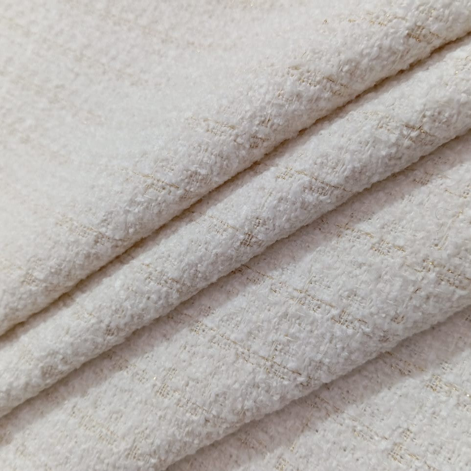 AGT-HNL-79 (All White Lurex) Tweed