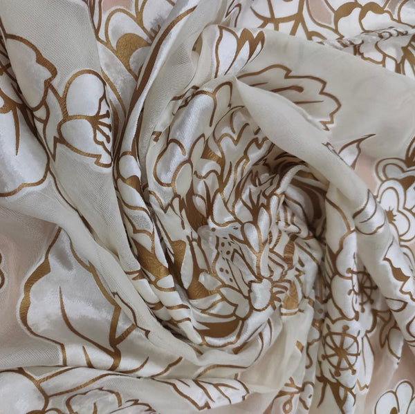 Silk Velvet Brasso Fabric