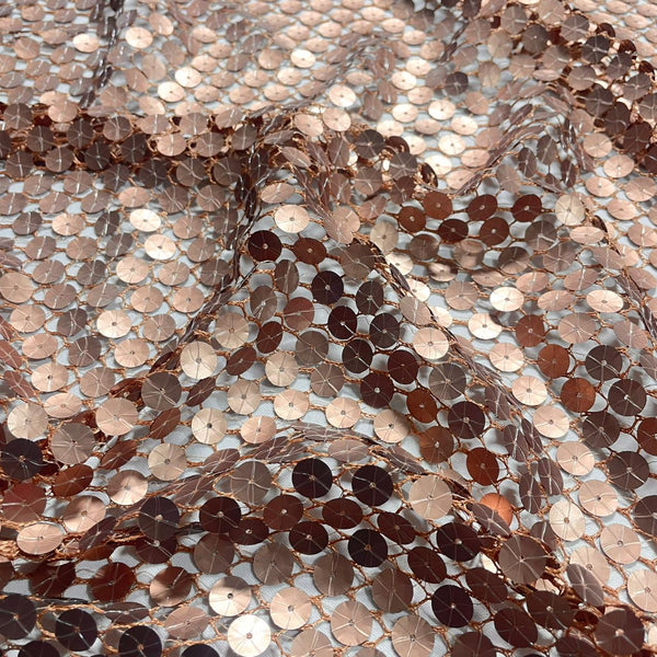 Antique Disc Sequins Fabric
