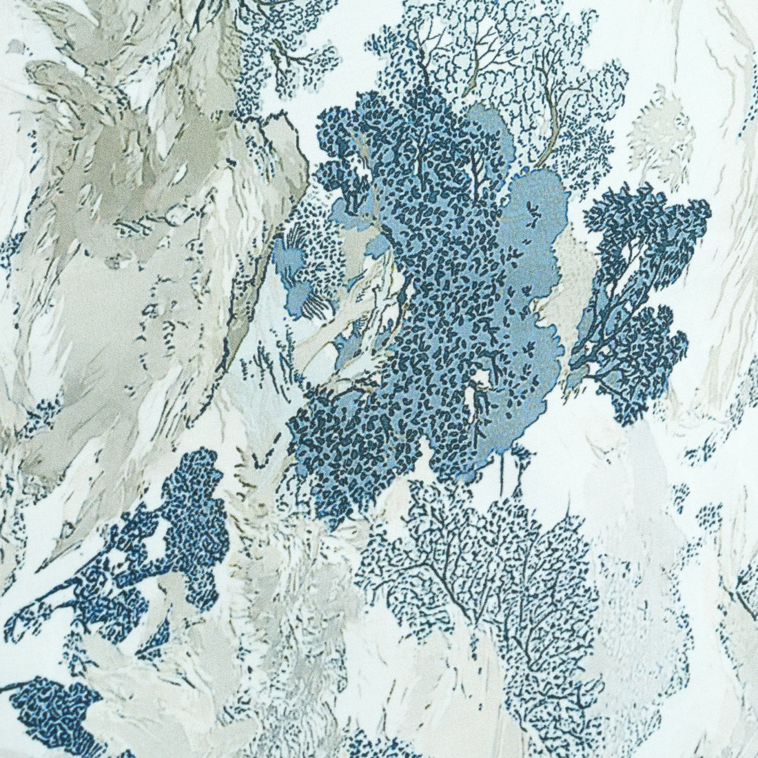 Vegan Silk Satin Print VSSP002