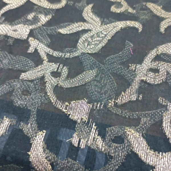 Organza Silk Jacquard Fabric OSJS01