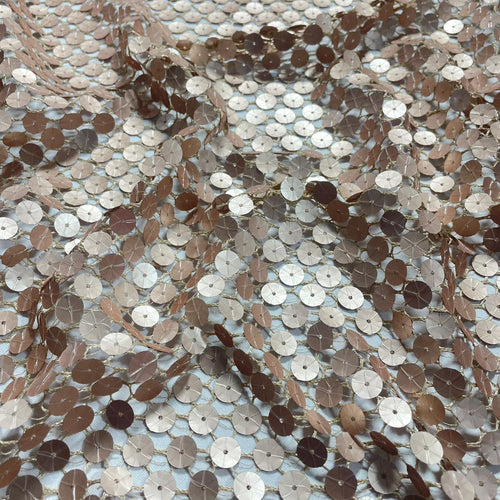 Antique Disc Sequins Fabric