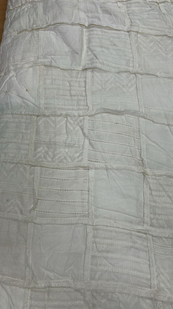 White Cotton Schiffli Embroidery#15